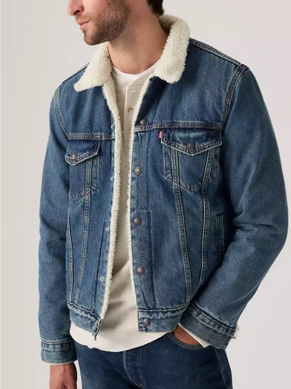 Levi’s Sherpa Trucker Jacket Men’s Size M